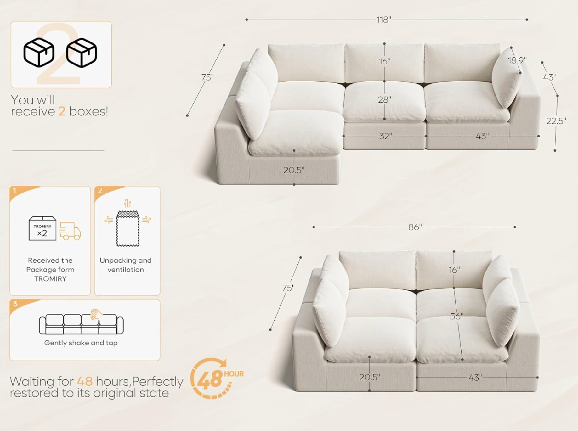 Cloud Sectional Couch