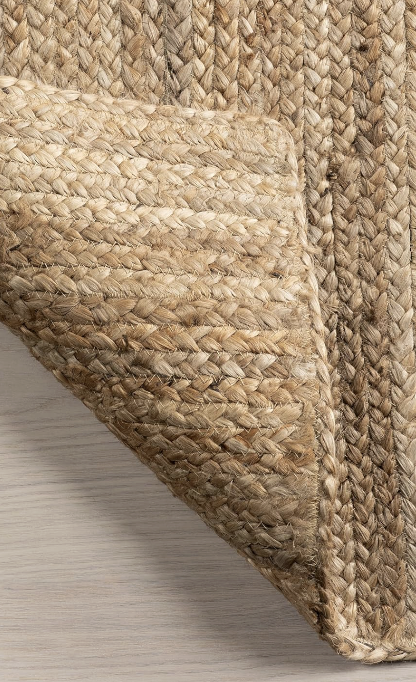 12x15 Jute Hand Woven Area Rug